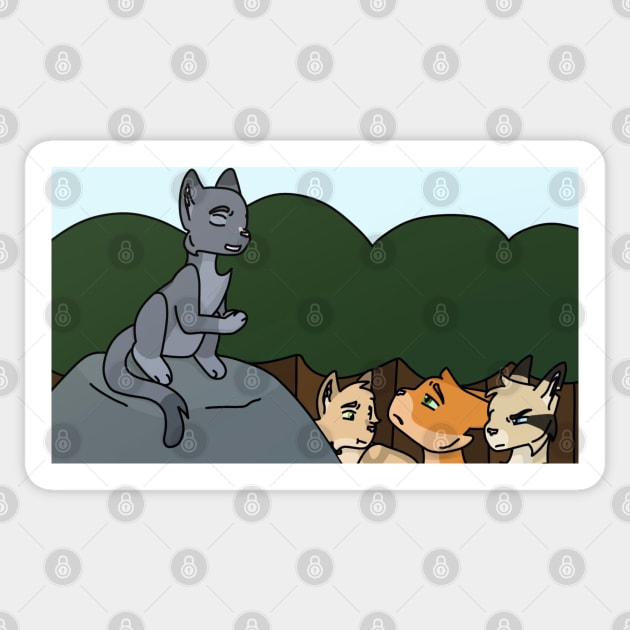 ThunderClan Camp Sticker by ceolsonart